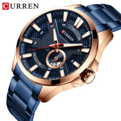 vivomartbd-Curren-Watch-8372-Blue-Men