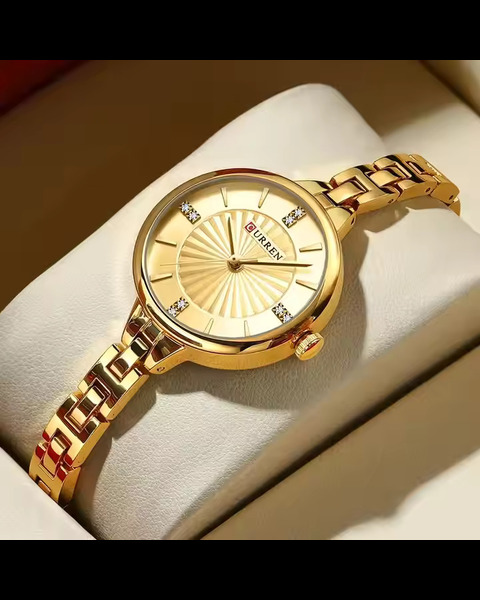 vivomartbd-Curren Watch-9097-Women-Gold