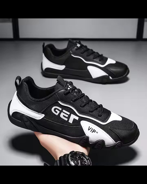 vivomartbd-Spring Men’s Fashion Versatile Casual Sports Anti-slip Wear-resistant Forrest Gump Shoe-BK