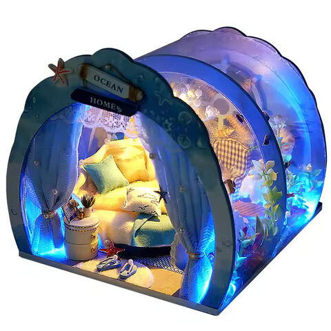 vivomartbd-Gift-DIY-Hut-Handmade-Assembly-Hut-Cute-House-Model-Toy